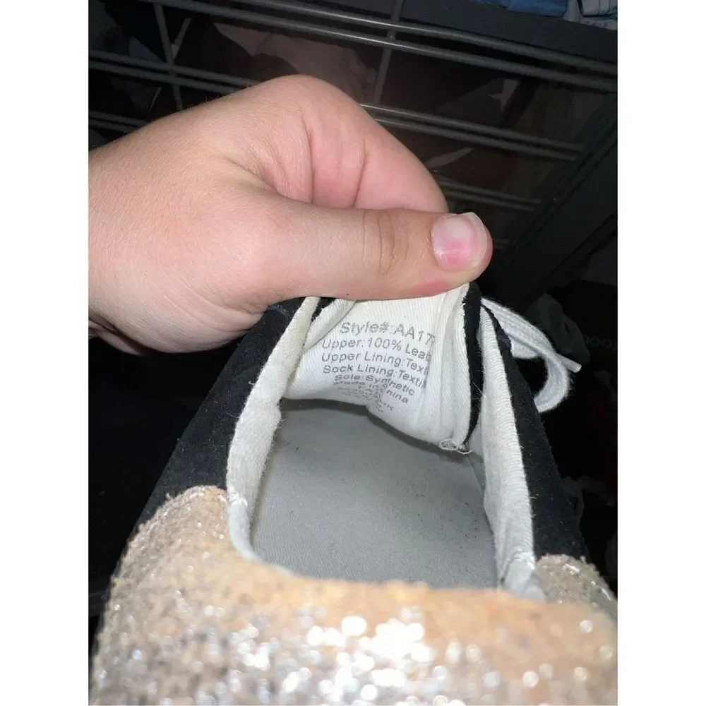 Madewell Black Suede & Leopard print Sneakers Size 9